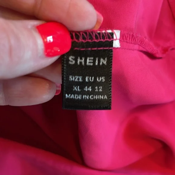 SHEIN pink and orange blouse size XL - Picture 8 of 8